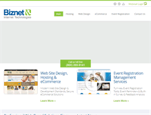 Tablet Screenshot of biznet.com