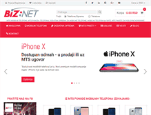 Tablet Screenshot of biznet.rs