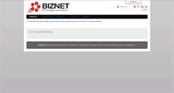 Desktop Screenshot of biznet.cl